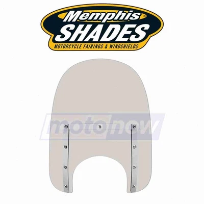 Memphis Shades Memphis Slim Windshield (9in. Cutout) for 2004-2009 Honda gh Foto 1 de 4