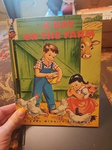 Ein Tag auf dem Bauernhof von Alf Evers Rand McNally Elf Buch 1958 (HC) - Bild 1 von 4