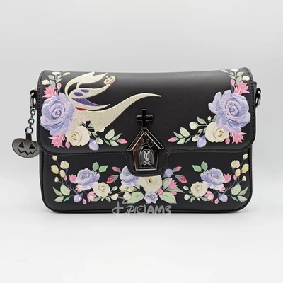 Bolso Bandolera Loungefly Disney Pesadilla Antes de Navidad Floral Cero Nuevo Foto 1 de 4