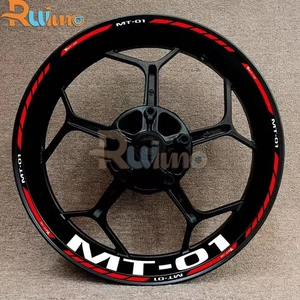 High Quality Motorcycle Wheel Hub Reflective Decal For Yamaha MT-01 MT 01 mt01 - Picture 1 of 21