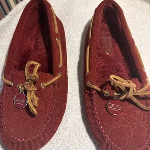 Coach Women’s Moccasin Size 5.5 No Box - Picture 1 of 6