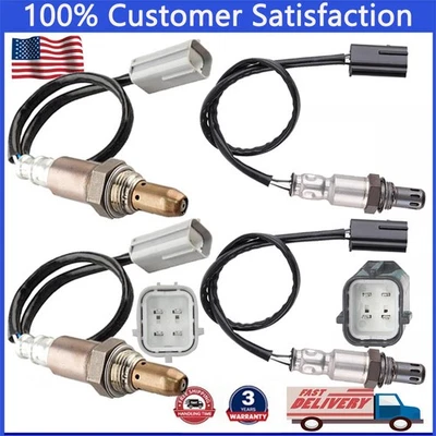 Sensor de oxígeno aguas arriba + aguas abajo 4 piezas para Nissan 350Z Infiniti G35 V6 2007 3,5 L Foto 1 de 4