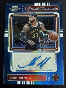 2022-23 Panini Contenders Optic Perennial Blue Prizm /75 Gary Trent Jr Auto - Bild 1 von 2