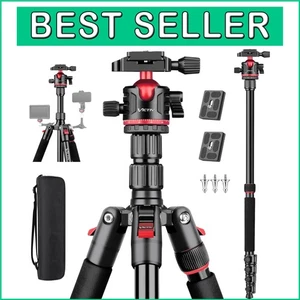 Professional Travel Tripod with 360° Pan Head & Quick-Release for Creatives - Picture 1 of 10