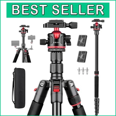 Professional Travel Tripod with 360° Pan Head & Quick-Release for Creatives - Image 1 of 4