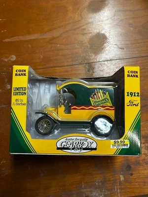 Crayola 1912 Ford Delivery Car Coin Bank 1:24 Diecast Gearbox Limited Edition - Image 1 of 2