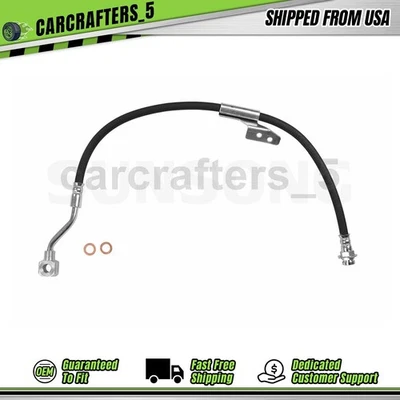 Sunsong Front Left Brake Hydraulic Hose for 1988-1993 Chevrolet C1500 C2500 6.2L - Image 1 of 4