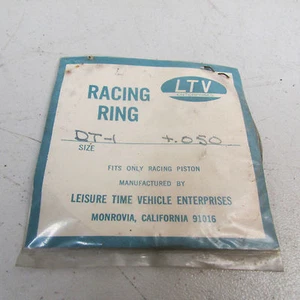 YAMAHA DT1 DT-1 DT250 .050 2ND OVER CUPPED RING RINGS SET 4 SINGLE RING PISTON  - Bild 1 von 2