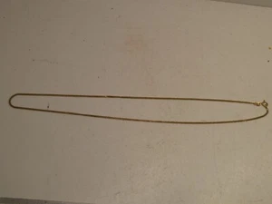VINTAGE 9 CT 375 GOLD CHAIN NECKLACE - Foto 1 di 2