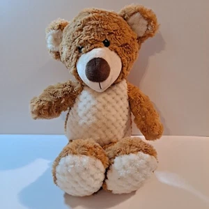 Spark Create Brown Teddy Bear Rattle Plush 14" Stuffed Animal Lovey Toy - Picture 1 of 9