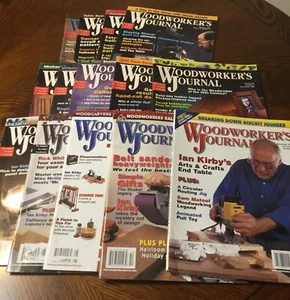 Woodworkers Journal Lot of 15 Back Issues from 1998-2000 - Picture 1 of 1