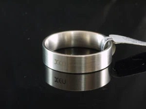 XEN Design Ring Edelstahl Gr 61  6 mm breit mit LOGO XEN aussen - Bild 1 von 1