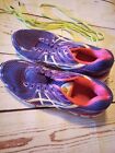 womens asics  tennis shoes size 8.5 gt-2000 purple , pink, white and neon