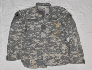 Digital Urban Camo ACU BDU Shirt Jacket US Army Uniform Med Regular stained - Picture 1 of 11