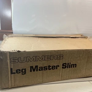 SUMMERS LEG MASTER SLIM Exercise Machine ROYAL BLUE NIB NEW Home Gym Toning NOS - Picture 1 of 7