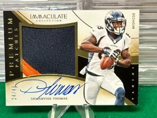 2014 Panini Flawless Demaryius Thomas Patch Auto /49 Denver Broncos