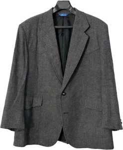 Vintage Pendleton Western Wool Tweed Blazer Jacket Mens Size 46  USA Made - Picture 1 of 12