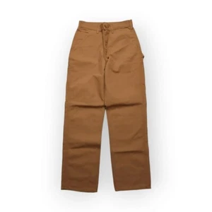 Vintage Carhartt Canvas Dungaree Pants Mens 28x33 - Picture 1 of 10