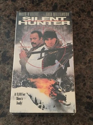 BRAND NEW Silent Hunter (VHS; 1995) Fred Williamson RARE Sealed OOP Watermarks - Image 1 of 4