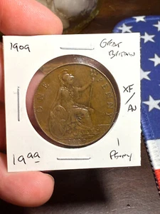 1909 Great Britain Penny - Picture 1 of 2
