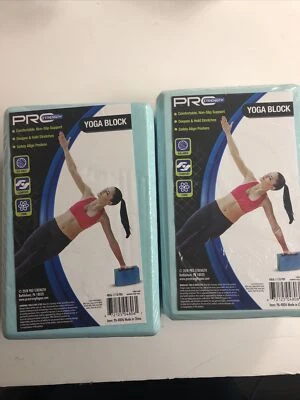 2 Pro Strength Yoga Block Non- Slip Support Deepen & Hold Stretches - Image 1 of 3