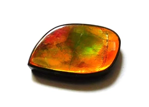 10.90 Ct Natural Canadian Ammolite Cabochon Loose Gemstone 21.4X12.7X4.3MM JC14 - Picture 1 of 4