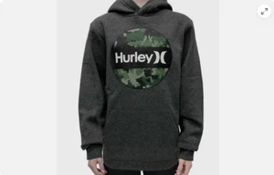 Hurley Boy's Pullover Hoodie Sweatshirt (Charcoal Heather, XL 18/20) NWT - Picture 1 of 1