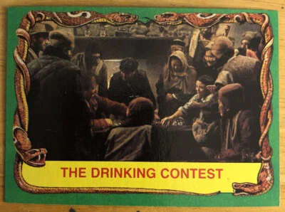 1981 Topps Raiders Of The Lost Ark Drinking Contest #21 Marion At Raven Bar NM - Image 1 of 2