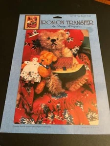 DAISY KINGDOM BÜGELBILD TRANSFER #6711 TINY BEAR'S TOYS 1992 SUSAN HOY - Bild 1 von 1