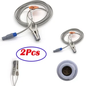 2Pc Vet/Veterinary Adult Ear Clip SPO2 Probe Fit for CONTECCMS60D Pulse Oximeter - Picture 1 of 13