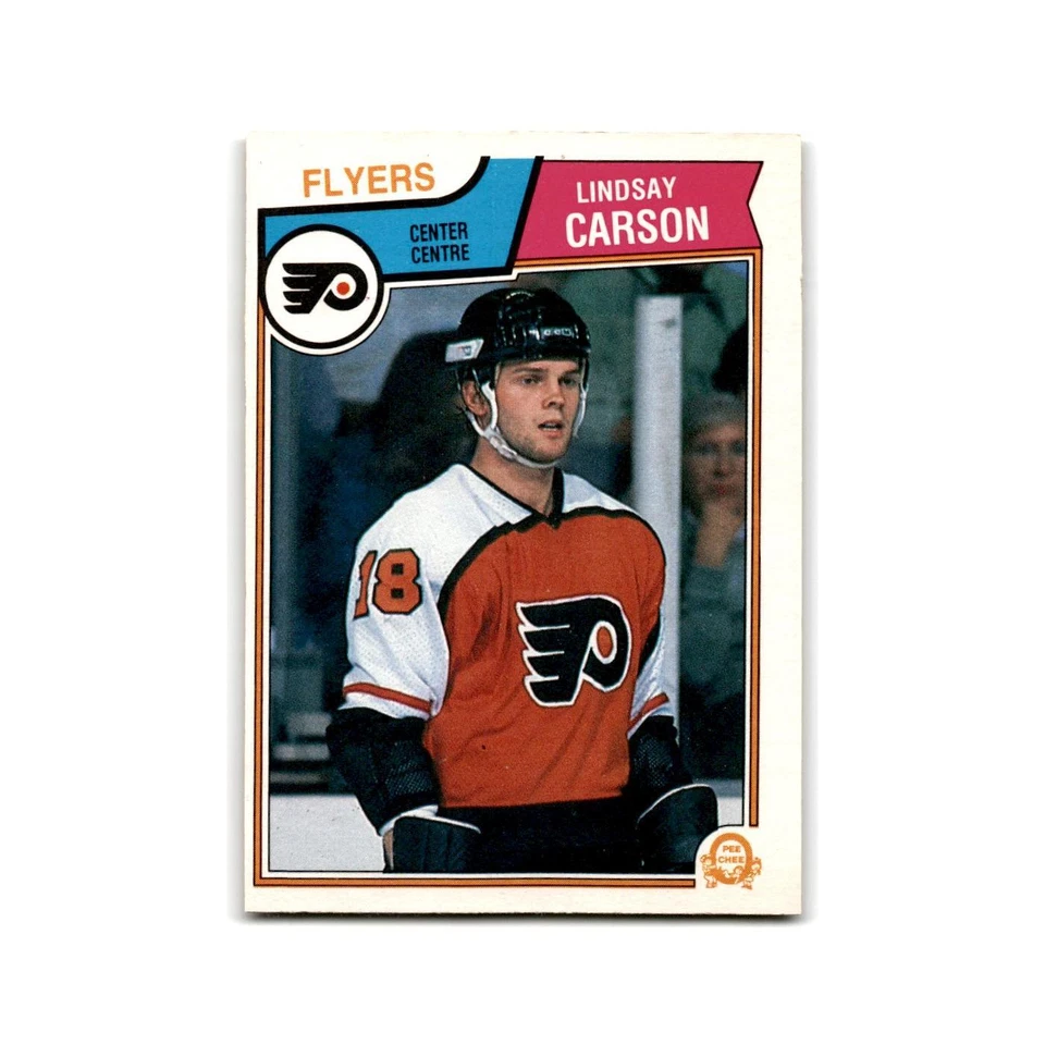 1983 O-Pee-Chee Lindsay Carson RC Philadelphia Flyers #261 - Image 1 of 3