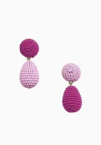 Stella & Dot Marie Beaded Double Drop Earrings - New! - Picture 1 of 3