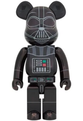 BE@RBRICK  BEARBRICK 1000% STARWARS  Darth Vader Rogue One Chrome  MEDICOM TOY - Image 1 of 3