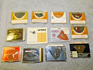 NOS Lot of  12 FIFE Duotone Astatic, Arista , EV, Etc Stylus Diamond Needles - Picture 1 of 12