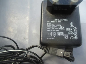 Chargeur Original PATENE BML163018R1A Type PI-41-130V 9V 0.6A 2PINS #24 - Photo 1/1