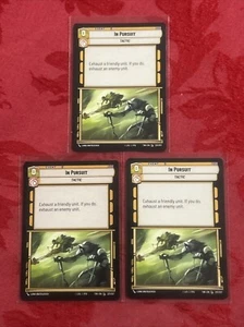 3x Star Wars Unlimited - In Pursuit - Twilight of the Republic - x3 - Picture 1 of 6