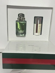 GUCCI BY GUCCI SPORT 2 Pc GIFT SET EAU DE TOILETTE 3 Oz Deo - Picture 1 of 4