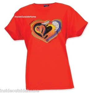 Laurel Burch T Shirt Angel Cat of My Heart Short Sleeve Cotton SMALL New RETIRED - Picture 1 of 2