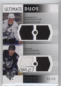 2007-08 Ultimate Collection Duos Jerseys /50 Vincent Lecavalier Brad Richards