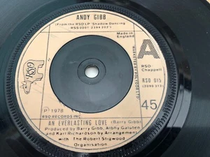 Andy Gibb - An Everlasting Love 7" Vinyl Single Record - Picture 1 of 6