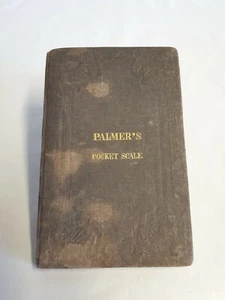 Rare Antique Palmer's Pocket Scale Book 1845 - Picture 1 of 9