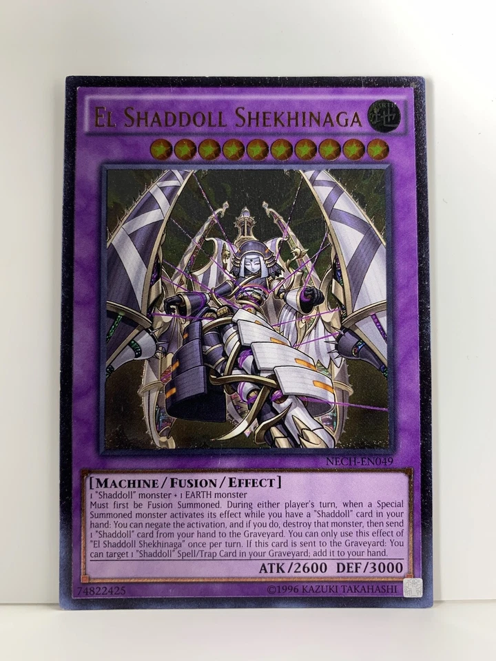 x1 Yu-Gi-Oh! El Shaddoll Shekhinaga NECH-EN049 Ultimate Rare NM - Image 1 of 1