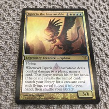 ISPERIA THE INSCRUTABLE FOIL English Magic Dissension  NM MTG !