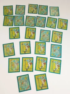 Vtg 1990 NFL Super Bowl Trivia Cards 3D Motion Cards Football Cards - Picture 1 of 15