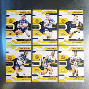 2025 NRL Rivalry Special Edition North QLD Cowboys 6 Card Base Team Set - Picture 1 of 2