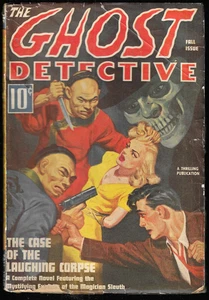 THE GHOST DETECTIVE, Fall 1940 - The Case of the Laughing Corpse - vintage pulp - Picture 1 of 4