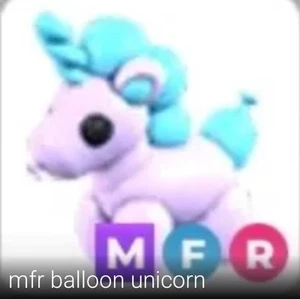 Balloon Unicorn Mega Fly Ride Adopt Me Pet Roblox - Picture 1 of 1