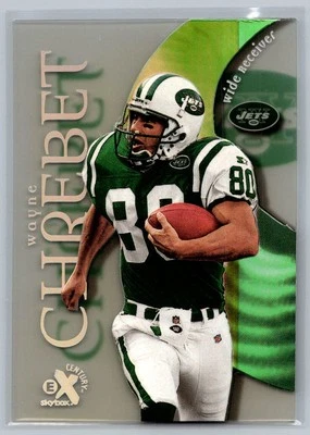 1999 SkyBox E-X Century #36 Wayne Chrebet - Image 1 of 2