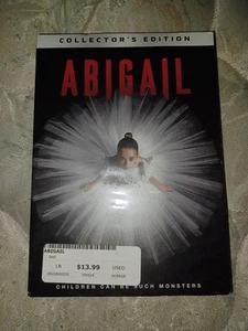 Abigail DVD 2024 Collectors Edition Disc NEWCase Replaced Horror Thriller - Bild 1 von 3