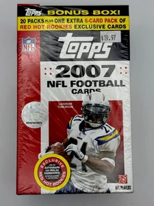 Fútbol americano Topps NFL 2007 - Red Hot Rookies - BONO 21 caja sellada - Imagen 1 de 11